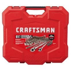 Ensemble d'outils pour mécanicien Craftsman, acier, 81 morceaux -CRAFTSMAN Soldes Magasin 00276518c L