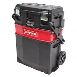CRAFTSMAN Station de travail multiniveau, 1 tiroir, noir et rouge