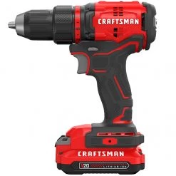 Ensemble de perceuse sans fil de 1/2 po V20 de Craftsman, 1900 tr/min, moteur sans balais, éclairage DEL, deux vitesses -CRAFTSMAN Soldes Magasin 00276543c L