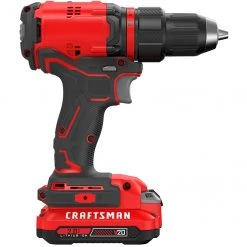 Ensemble de perceuse sans fil de 1/2 po V20 de Craftsman, 1900 tr/min, moteur sans balais, éclairage DEL, deux vitesses -CRAFTSMAN Soldes Magasin 00276543e L