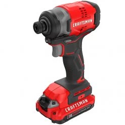 Tournevis à percussion sans fil V20 de Craftsman avec batteries Li-ion, 2800 tr/min, moteur sans balais -CRAFTSMAN Soldes Magasin 00276544c L