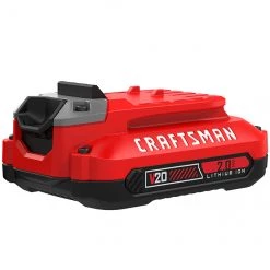 Batterie au lithium-ion V20 2Ah Craftsman, 20 V max, indicateur de charge à 3 DEL, cellules de première qualité