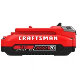 Batterie au lithium-ion V20 2Ah Craftsman, 20 V max, indicateur de charge à 3 DEL, cellules de première qualité -CRAFTSMAN Soldes Magasin 00276560d L