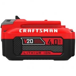 Batterie premium lithium-ion Craftsman 20 V 4Ah, indicateur de charge à 3 DEL, pas d'autodécharge