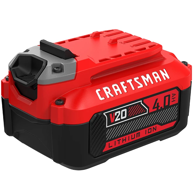 Batterie premium lithium-ion Craftsman 20 V 4Ah, indicateur de charge à 3 DEL, pas d'autodécharge 3 Batterie premium lithium-ion Craftsman 20 V 4Ah, indicateur de charge à 3 DEL, pas d'autodécharge – Image 3
