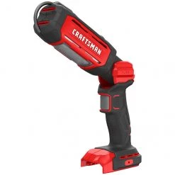CRAFTSMAN Lumière de travail, 20 V, DEL, rouge et noir