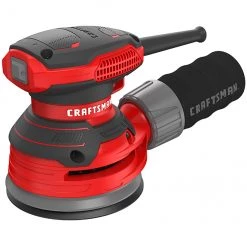 Ponceuse orbitale spéciale à fil 5 po Craftsman, moteur 3 A, 12 000 OPM, 8 trous, interrupteur étanche à la poussière -CRAFTSMAN Soldes Magasin 00276574c L