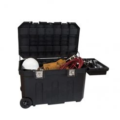 CRAFTSMAN Coffre à outils sur roulettes verrouillable, 50 gal, noir -CRAFTSMAN Soldes Magasin 00276581e L