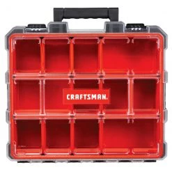 CRAFTSMAN Coffre de rangement à compartiments XL Pro, rouge et noir