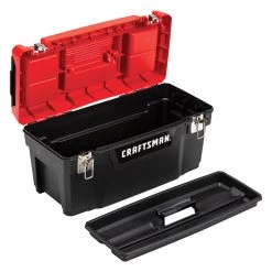 CRAFTSMAN Coffre à outils en plastique, 16", rouge et noir -CRAFTSMAN Soldes Magasin 00276586c L