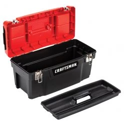 CRAFTSMAN Coffre à outils en plastique, 20", rouge et noir -CRAFTSMAN Soldes Magasin 00276587c L