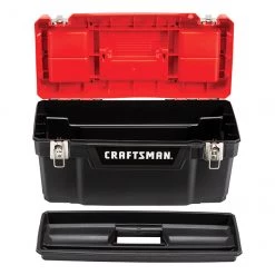 CRAFTSMAN Coffre à outils en plastique, 20", rouge et noir -CRAFTSMAN Soldes Magasin 00276587d L