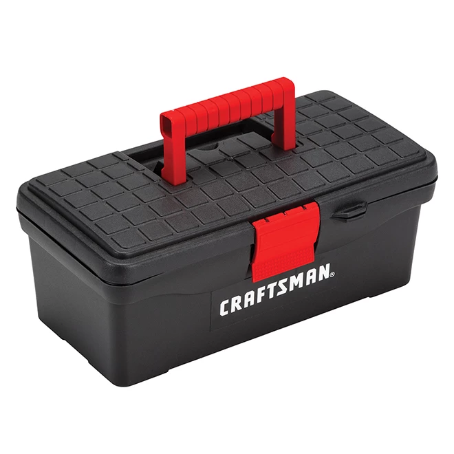 CRAFTSMAN Coffre à outils classique, 13", noir et rouge 2 CRAFTSMAN Coffre à outils classique, 13", noir et rouge – Image 2