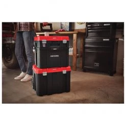 CRAFTSMAN Coffre de rangement ouvert avec poignée, noir et rouge -CRAFTSMAN Soldes Magasin 00276590c L