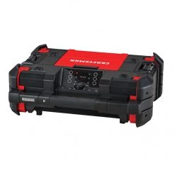 Chargeur de radio de chantier sans fil VersaStack Craftsman, Bluetooth, écran couleur, hydrofuge