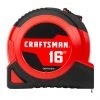CRAFTSMAN Ruban à mesurer autobloquant, 3/4'' x 16', rouge