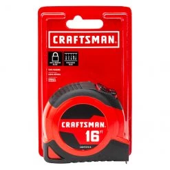 CRAFTSMAN Ruban à mesurer autobloquant, 3/4'' x 16', rouge -CRAFTSMAN Soldes Magasin 00276607e L