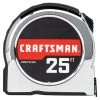 CRAFTSMAN Ruban à mesurer classique, 1'' x 125', chrome