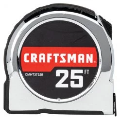 CRAFTSMAN Ruban à mesurer classique, 1'' x 125', chrome