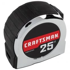 CRAFTSMAN Ruban à mesurer classique, 1'' x 125', chrome -CRAFTSMAN Soldes Magasin 00276611d L