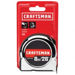 CRAFTSMAN Ruban à mesurer classique, 1'' x 26', chrome 7 CRAFTSMAN Ruban à mesurer classique, 1'' x 26', chrome -CRAFTSMAN Soldes Magasin 00276612d L