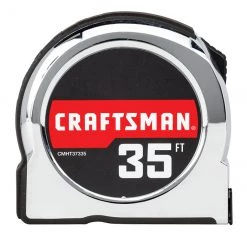 CRAFTSMAN Ruban à mesurer classique, 1'' x 35', chrome