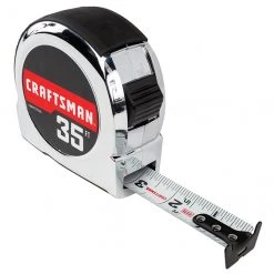 CRAFTSMAN Ruban à mesurer classique, 1'' x 35', chrome -CRAFTSMAN Soldes Magasin 00276613c L