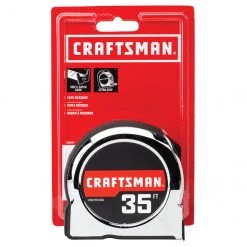 CRAFTSMAN Ruban à mesurer classique, 1'' x 35', chrome -CRAFTSMAN Soldes Magasin 00276613e L