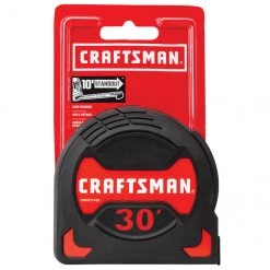 CRAFTSMAN Ruban à mesurer PRO-10, 1,25'' X 30', noir et rouge -CRAFTSMAN Soldes Magasin 00276620d L