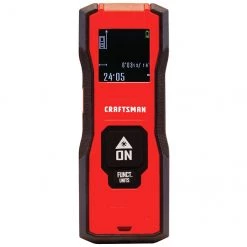 CRAFTSMAN Mesureur de distance au laser, surface et volume, portée 65'