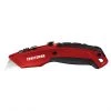Couteau utilitaire à lame jumelle fixe Craftsman, 4 lames, 6,75 po, rouge