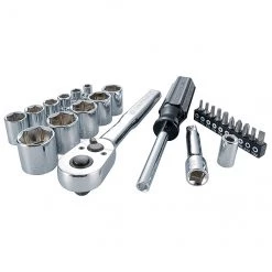 CRAFTSMAN Ensemble d'outils nano SAE en acier, 3/8 po, 24 pièces