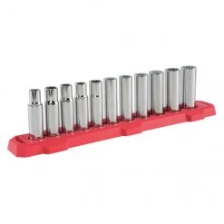 CRAFTSMAN Ensemble de douilles longues, 1/2", métrique, 11 pièces -CRAFTSMAN Soldes Magasin 00276692c L