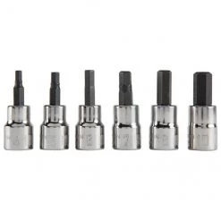 CRAFTSMAN Jeu de douilles à mèche hexagonale, 3/8", métrique, 6 pièces