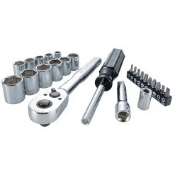 CRAFTSMAN Ensemble d'outils nano métrique en acier, 3/8 po, 24 pièces
