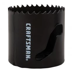 Scie emporte-pièce Craftsman, 2 1/8 po dia, bimétallique, sans arbre, noire