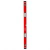 CRAFTSMAN Niveau à caisson de 48", 2 poignées, rouge et noir