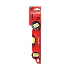 CRAFTSMAN Niveau à torpille moulé, 9", rouge et noir -CRAFTSMAN Soldes Magasin 00276740c L