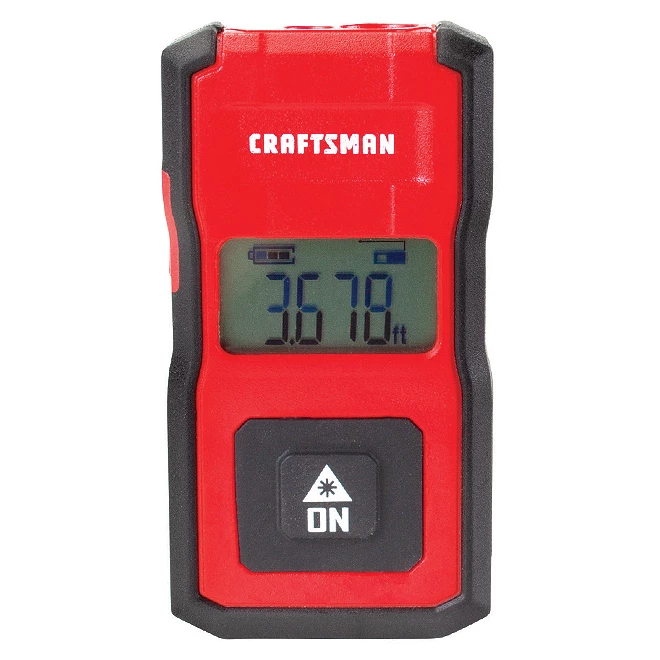 CRAFTSMAN Mesureur de distance au laser, de poche, 40' 1 CRAFTSMAN Mesureur de distance au laser, de poche, 40'
