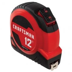 CRAFTSMAN Ruban à mesurer autobloquant, 12', rouge -CRAFTSMAN Soldes Magasin 00276743c L