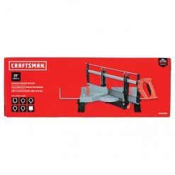 CRAFTSMAN Boîte à onglets avec scie et serrage, angle réglable -CRAFTSMAN Soldes Magasin 00276748d L