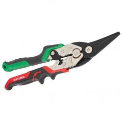 Cisailles de type aviation Craftsman, 10 po, coupe droite, rouge et vert -CRAFTSMAN Soldes Magasin 00276759c L
