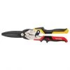 Cisailles de type aviation Craftsman, 12 po, coupe longue, rouge et jaune