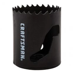 Scie-cloche Craftsman, 1 3/4 po dia, bimétallique, sans arbre, noire