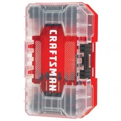 Jeu d'embouts de tournevis Impact Rated de Craftsman, 29 pièces, étui de protection rigide, tige hexagonale