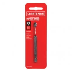 Embout de tournevis cruciforme Impact Rated de Craftsman, 3 1/2 po x 1/4 po, acier rapide à l'oxyde noir -CRAFTSMAN Soldes Magasin 00276845c L