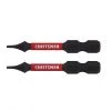 Embouts à torsion Impact Rated de Craftsman, 2 po, acier S2 d'oxyde noir, paquet de 2