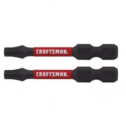 Embouts de tournevis Torx Impact Rated de Craftsman, 2 po, acier S2 à l'oxyde noir, paquet de 2