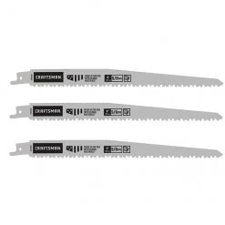 Lames de scie alternative à émondage Craftsman, bimétal, 3 par paquet, 6 DPP, 9 po L.