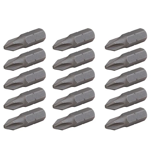 Jeu d'embouts pour vis à chocs à tête Phillips Craftsman, no 2 x 1 po L., tige hexagonale, 15 par paquet 2 Jeu d'embouts pour vis à chocs à tête Phillips Craftsman, no 2 x 1 po L., tige hexagonale, 15 par paquet – Image 2